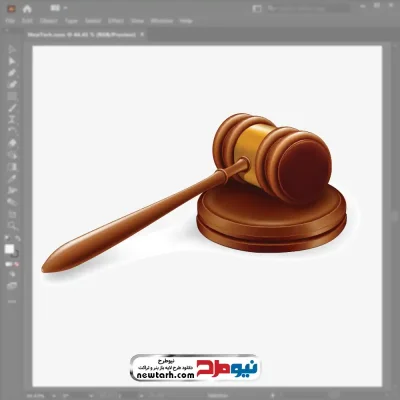 وکتور چکش عدالت با فرمت eps