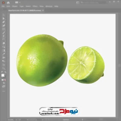 فایل وکتور لیمو ترش سبز با فرمت eps