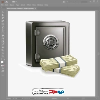 فایل eps وکتور گاوصندوق و بسته اسکناس