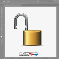 فایل eps قفل آویز باز