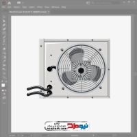 فایل وکتوری فن تهویه فلزی