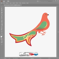 فایل وکتوری پرنده اسلیمی