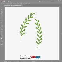 تصویر وکتوری برگ زیتون
