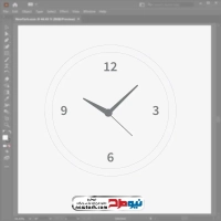 فایل وکتوری ساعت دیواری