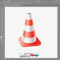 دانلود تصویر وکتوری مخروط ترافیکی
