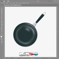 فایل وکتوری ماهیتابه تفلون