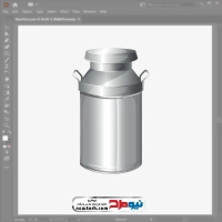 فایل وکتوری بشکه فلزی شیر