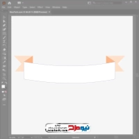 فایل وکتور روبان برای متن