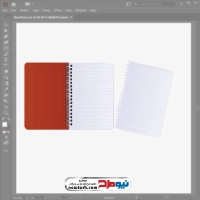 فایل وکتور دفتر خط دار فنری