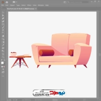 فایل eps مبل دو نفره