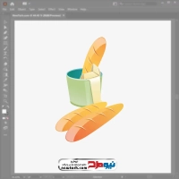 فایل eps نان باگت