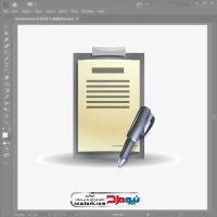 فایل وکتور تخته شاسی و خودکار