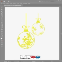 فایل eps تزئینات کریسمس